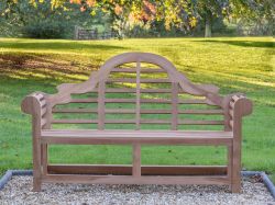 Lutyens Extra Thick 3 Seat Teak Bench